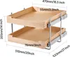 VEVOR ausziehbarer 2-stufiger Schrank-Organizer Produktbild-Vorschau 9