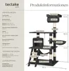 Škrabadlo Stokeley 141 cm - černé Náhled obrázku produktu 7