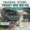 KESSER® Campingstuhl faltbar 150kg Klappstuhl mit Kissen, Produktbild-Vorschau 5