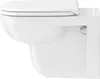 WC-Sitz D-Code ohne SoftClose Scharniere edelstahl, weiß Produktbild-Vorschau 14