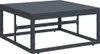vidaXL Záhradný nábytok antracit 70 x 70,5 x 32 cm oceľ Náhľad obrázku produktu 1