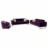 Sofa Set Jumeirah 3-Sitzer+3-Sitzer+Sessel in Samtstoff Produktbild-Vorschau 3