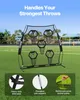 VEVOR voetbaltrainerwerpnets, trainingsnet (208 x 91 x 189 Productafbeelding-voorbeeld 4