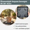 Verrijdbare onderzetter MOBILE SAUCER SQUARE, 44,6 cm - Productafbeelding-voorbeeld 2