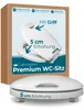 Calmwaters WC-Sitz erhöht, + 5 cm Erhöhung, stabiler Griff, Produktbild-Vorschau 1