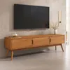 TIVOLI Lowboard aus Massivholz, 180 cm Eiche Finish - TV Produktbild-Vorschau 2