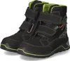 A pair of black children's winter boots with green accents. Produktbild-Vorschau