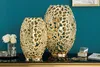 riess-ambiente Filigrane Design Vase ABSTRACT LEAF gold Produktbild-Vorschau 5