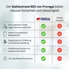 Stahlschrank BEE mit 7 verzinkten Fachböden | HxBxT Produktbild-Vorschau 8