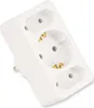 Steckdosenadapter 3fach, 1 Schuko/2 Euro Produktbild-Vorschau 3