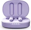 A pair of violet wireless earbuds in their charging case. Anteprima dell’immagine prodotto