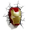 Marvel Avengers Iron Man Maske 3D-Wandlicht mit Wandsticker Produktbild-Vorschau 2