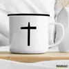 Huuraa Emaille Tasse Kreuz Christentum 300ml Vintage Produktbild-Vorschau 3