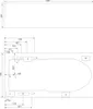 Rechteck Whirlpool Ocean 170x70 rechts  Germany 18 Düsen Produktbild-Vorschau 9