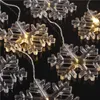 LED vánoční závěs – sněhové vločky, 84 cm, venkovní i vnitřní, teplá bílá Náhľad obrázku produktu