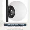 ZMH Lampada da terra nera a 3 fiamme Lampada da terra Anteprima dell’immagine prodotto 11
