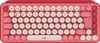 A top-down view of a red Logitech POP keyboard. Podgląd zdjęcia produktu