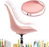 A pink office chair with art supplies at the bottom. Produktbild-Vorschau
