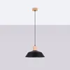 Pendelleuchte FANO Schwarz 1xE27 15W Stahl 120x34x34cm Produktbild-Vorschau 2