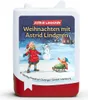 A product image of a white and red audio player with a Christmas-themed illustration on the front. Produktbild-Vorschau