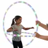 Leuchtender Hula-Hoop-Reifen 70cm mit LED - Perfekt für Produktbild-Vorschau 1