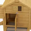 PawHut Petit poulailler cottage cage à poules sur pied dim. Voir les images du produit 4