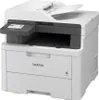 A white Brother multi-function printer is shown from a 3/4 front angle on a white background. Produktbild-Vorschau