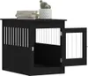 vidaXL Klec pro psy v nábytkovém stylu černá 55x80x68 cm Náhled obrázku produktu 5
