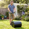 Rouleau de jardin en métal COSTWAY, capacité de 60 litres Voir les images du produit 2