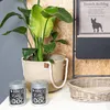 Clayre & Eef Hundekorb 74x57x19 cm Grau Rattan Produktbild-Vorschau 2