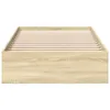 vidaXL Rám postele se zásuvkami Sonoma dub 100x200cm Náhled obrázku produktu 4