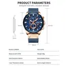 Product parameters and dimensions of a watch. Produktbild-Vorschau
