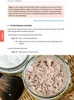 A page from a handbook showing a recipe for homemade dry shampoo, with ingredients and instructions, and a photo of the ingredients. Náhľad obrázku produktu