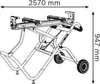 Support de travail roulant BOSCH 0601B12100 - GTA 2500 W Voir les images du produit 7