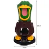 A toy duck with its mouth open, standing on a black base with a digital display. Náhled obrázku produktu