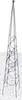Rankobelisk Lafiora Fidelis Metall 14x14x90 cm schwarz Produktbild-Vorschau 1