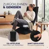 CASARIA Relaxsessel mit verstellbarer Rückenlehne Schwarz Produktbild-Vorschau 2
