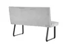 byLIVING Sitzbank Talea, 140 cm, hellgrau, Gestell Metall Produktbild-Vorschau 13