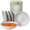 White Biata 6er Set Suppenteller tief 550ml Weiß matt 6 Produktbild-Vorschau 1