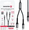 Swissten, 2-in-1 Kabel 5A USB-C/Lightning 100W 1.5 m, Produktbild-Vorschau 5