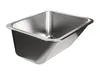 A stainless steel sink basin shown from a slightly elevated angle against a white background. Produktbild-Vorschau