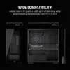 CORSAIR Geh Midi 3500X RSR ARGB (Tempered Glass) Black Produktbild-Vorschau 8