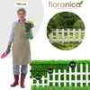 Floranica Zierzaun aus Holz 100 x 20 cm Weiß (imprägniert) Produktbild-Vorschau 3
