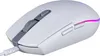 A white Logitech G203 gaming mouse with RGB lighting on the back. Anteprima dell’immagine prodotto