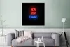 MuchoWow® Poster Text - Spiele - Nonstop-Spiele - Neon - Produktbild-Vorschau 5