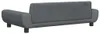 vidaXL Pelíšek pro psy Dark Grey 100x54x33 cm Velvet Náhled obrázku produktu 5