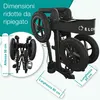 ELONEO Rollator pieghevole con sedile, rollator per esterni Anteprima dell’immagine prodotto 6