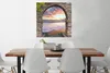 MuchoWow® Poster Abend - Meer - Strand - Aussicht 75x75 cm Produktbild-Vorschau 2