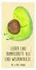 Mr. & Mrs. Panda Badehandtuch Avocado Pfeifen - Gelb Produktbild-Vorschau 1
