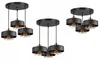 LUXOLAR -  Pendelleuchte 3 flammig Schwarz Kupfer E27 60 W Produktbild-Vorschau 5